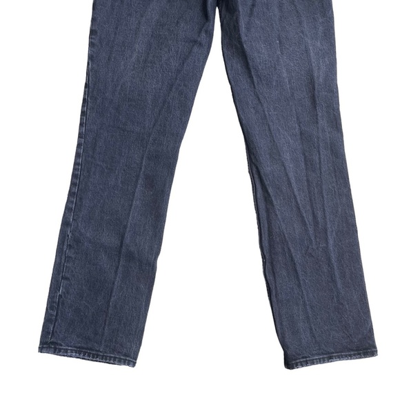 Abercrombie & Fitch Women’s The 90s Straight Ultra High Rise Black Denim Jeans - Picture 6 of 8